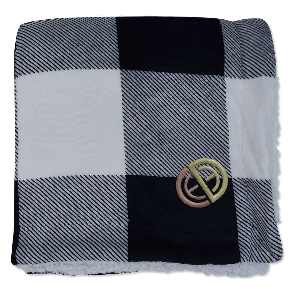 Buffalo Plaid Sherpa Blanket