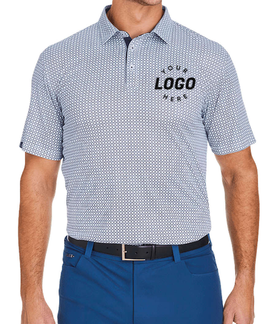 Swannies Tanner Recycled Performance Polo - Embroidered in Navy