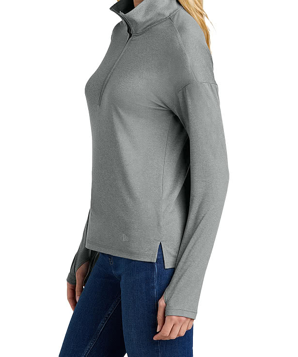 New Era Women's Power Half Zip Performance Shirt