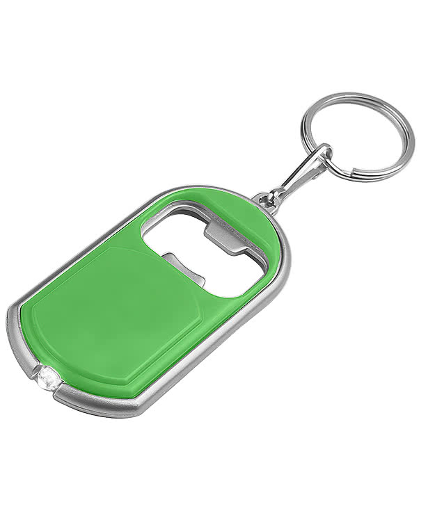 Bottle Opener Keychain with LED Light