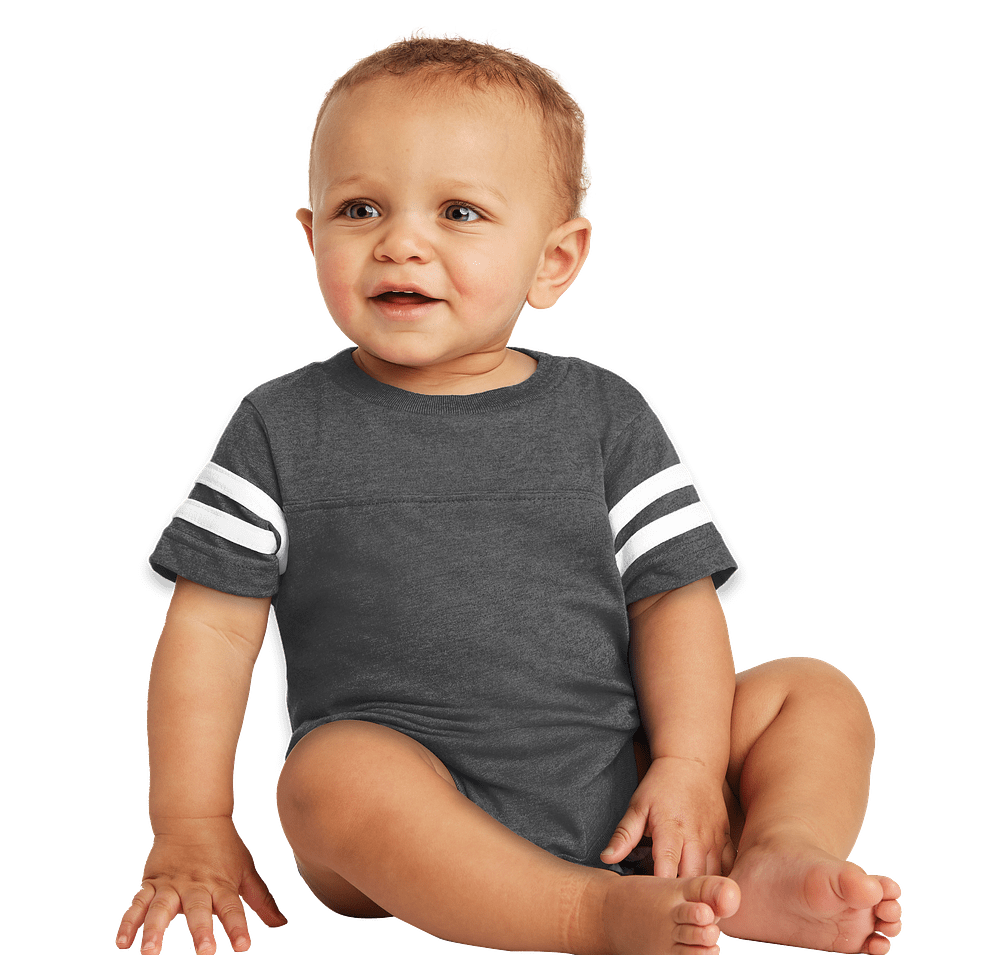 Rabbit Skins Varsity Baby Bodysuit-default