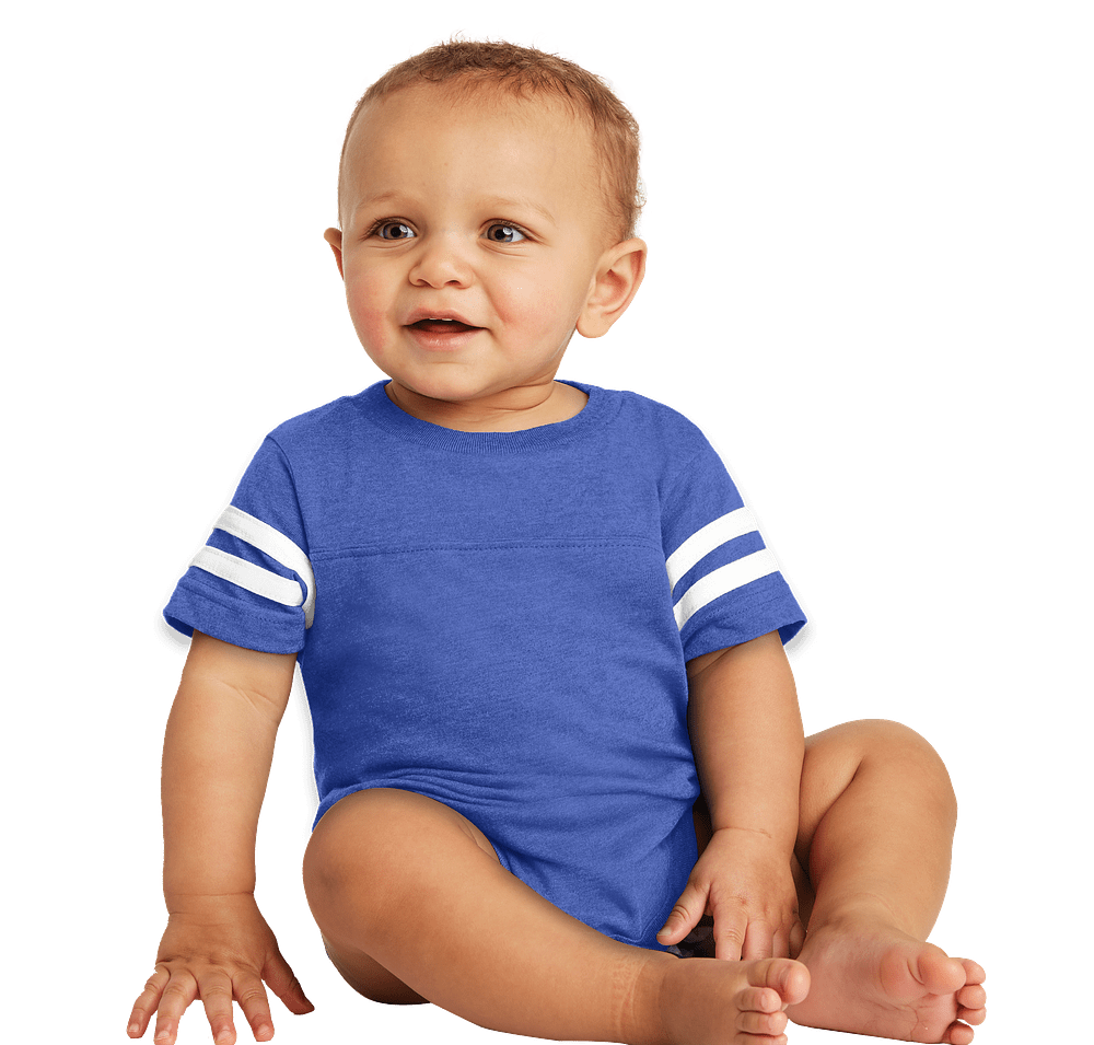 Rabbit Skins Varsity Baby Bodysuit-default