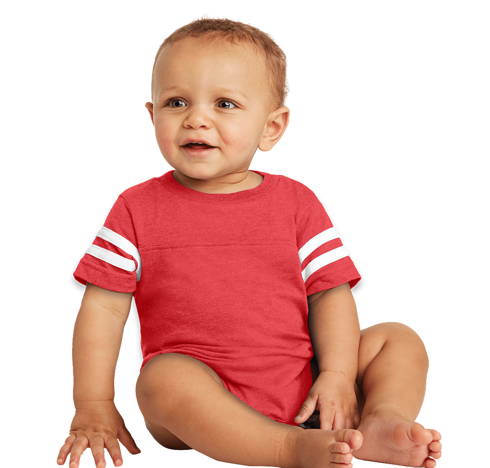 Rabbit Skins Varsity Baby Bodysuit-default