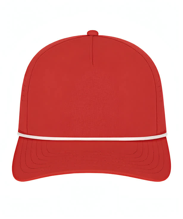 Blue Generation Summit Perforated Rope Baseball Hat - Embroidered