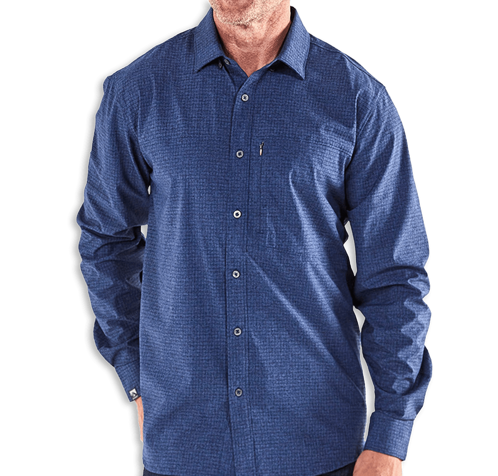 Storm Creek Naturalist Wrinkle-Free Long Sleeve Dress Shirt-default