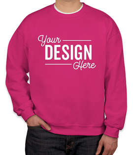 Canada - Gildan Midweight 50/50 Crewneck Sweatshirt - Color: Heliconia