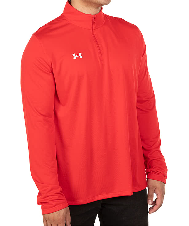 Under Armour Team Tech Recycled Quarter Zip Performance Shirt - Printed