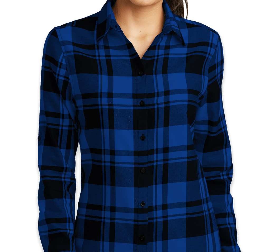 Port Authority Women's Plaid Flannel Shirt-default