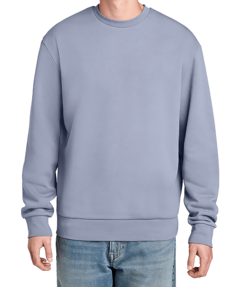 District MelloFleece Ultra Soft Crewneck Sweatshirt in Icelandic Purple