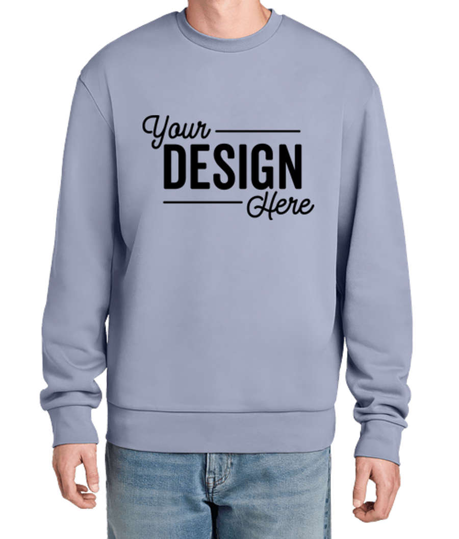 District MelloFleece Ultra Soft Crewneck Sweatshirt in Icelandic Purple