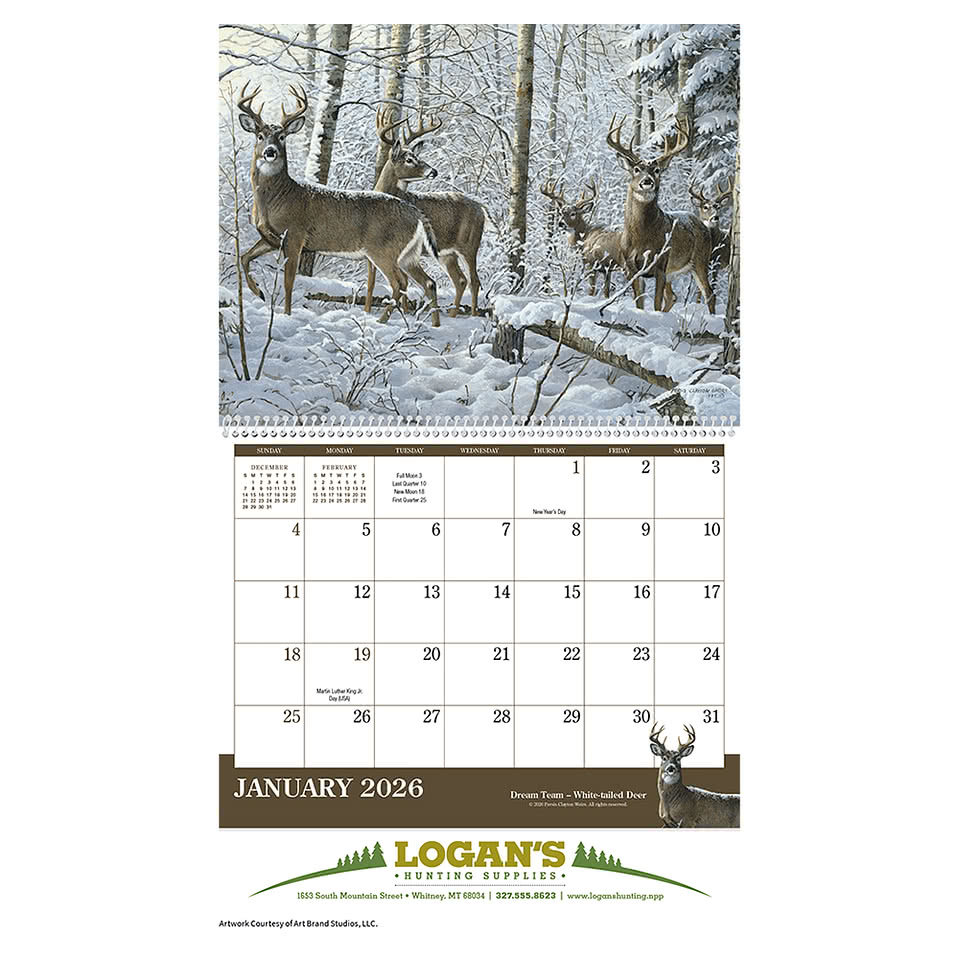 Wildlife Art Calendar