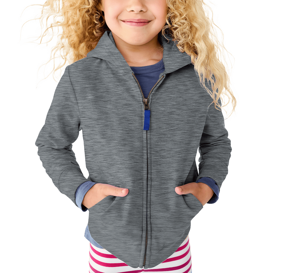 Primary Youth French Terry Zip Hoodie-default