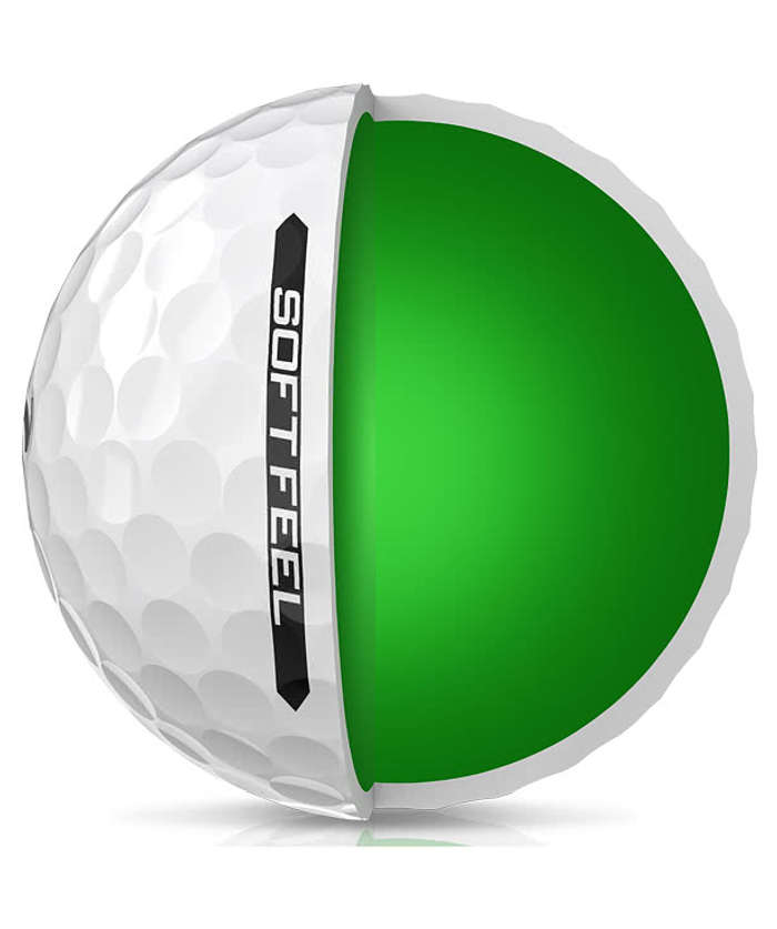 Full Color Srixon Soft Feel Golf Balls (Box of 12)