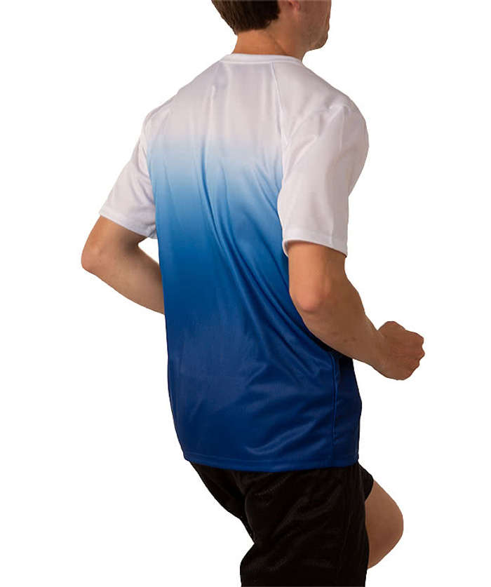 Custom Badger Ombre Shirt Performance Design Sleeve Shirts - Performance Short at Online