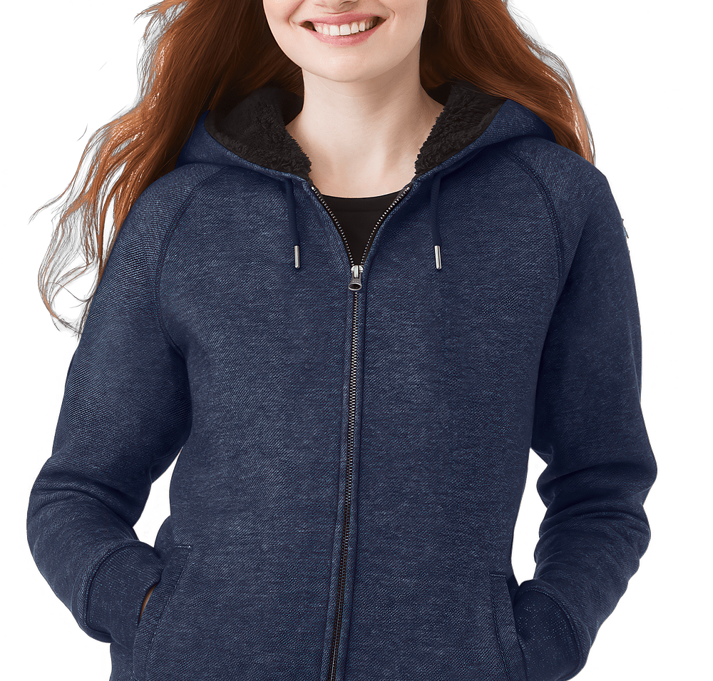 Roots Women's Copperbay Sherpa Fleece Lined  Zip Hoodie-default