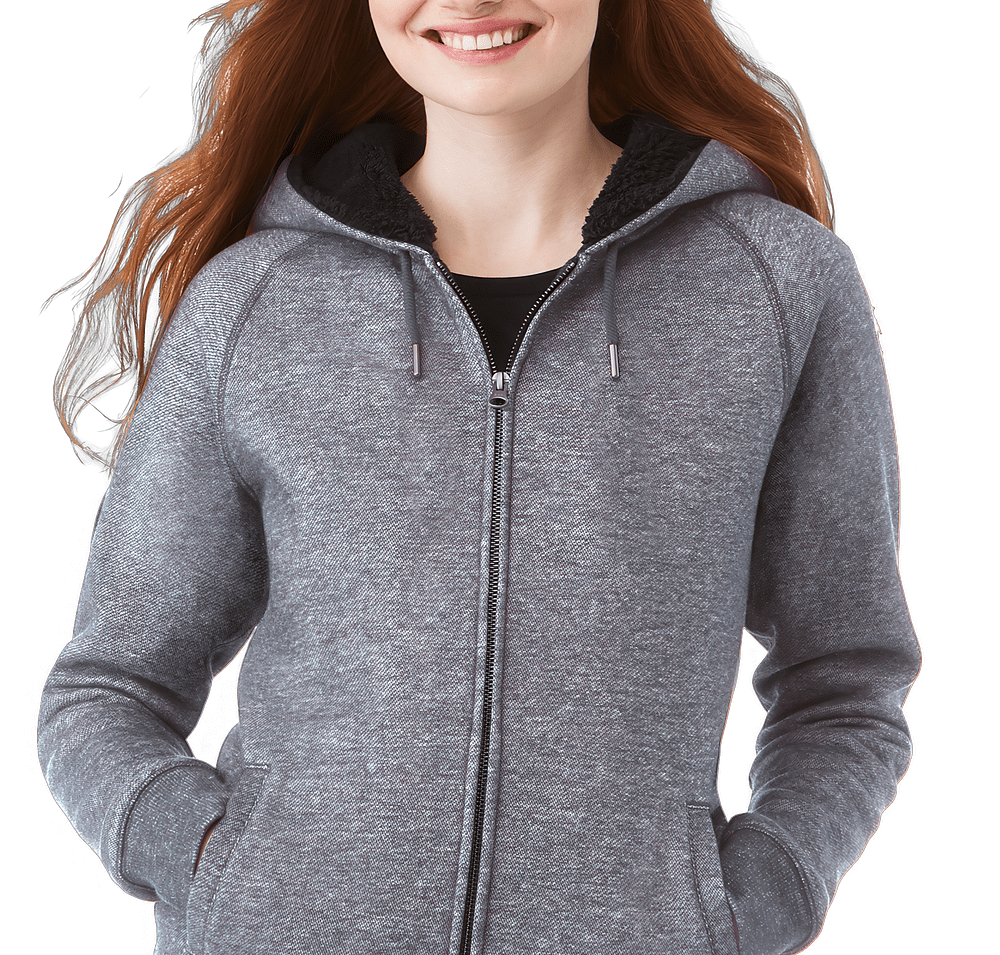 Roots Women's Copperbay Sherpa Fleece Lined  Zip Hoodie-default