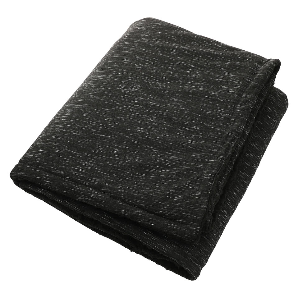 Heathered Sherpa Blanket
