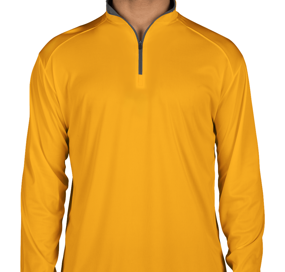 Badger Contrast Quarter Zip Performance Shirt-default