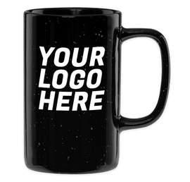 18 oz. Ceramic Tall Camper Mug - Color: Black