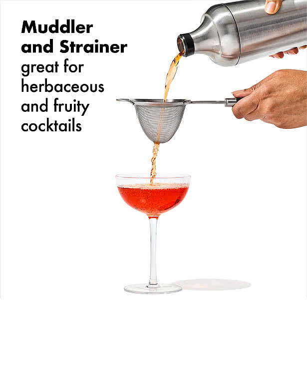 OXO Steel 6-Piece Barware Set