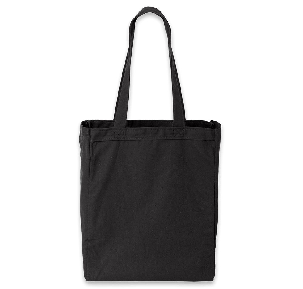 Medium Gusseted Midweight 100% Cotton Canvas Tote Bag-default