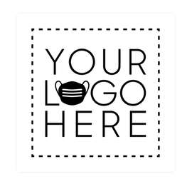 Customized Full Color 12" Square Floor Decal - Color: White