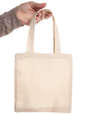 Small Lightweight Cotton Canvas Tote Bag