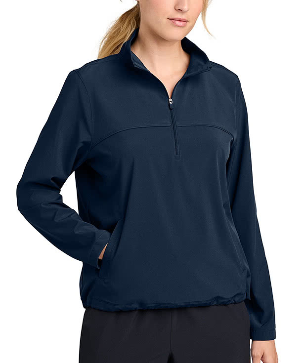 Sport-Tek Women's Repeat Quarter Zip Performance Shirt