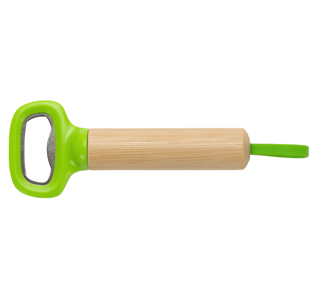 Pop Top Bamboo Bottle Opener-default
