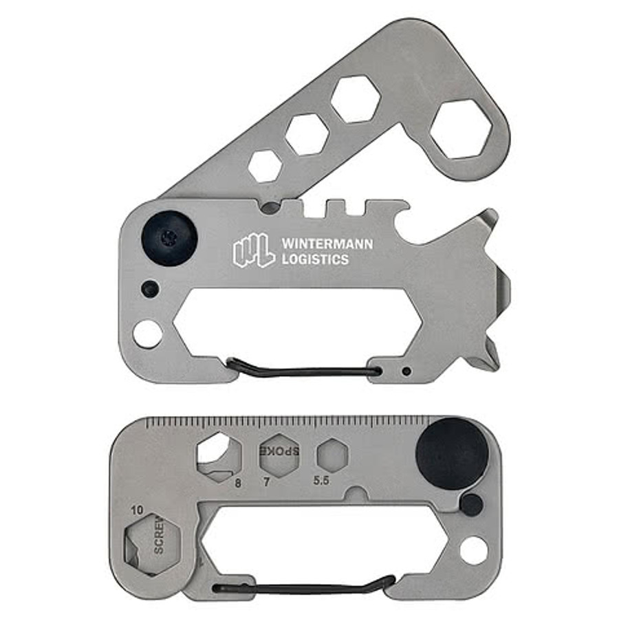 Best Buddy Tools Slim Profile Carabiner Multi-Tool in Silver