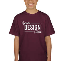 Canada - Gildan Youth Ultra Cotton T-shirt - Color: Maroon