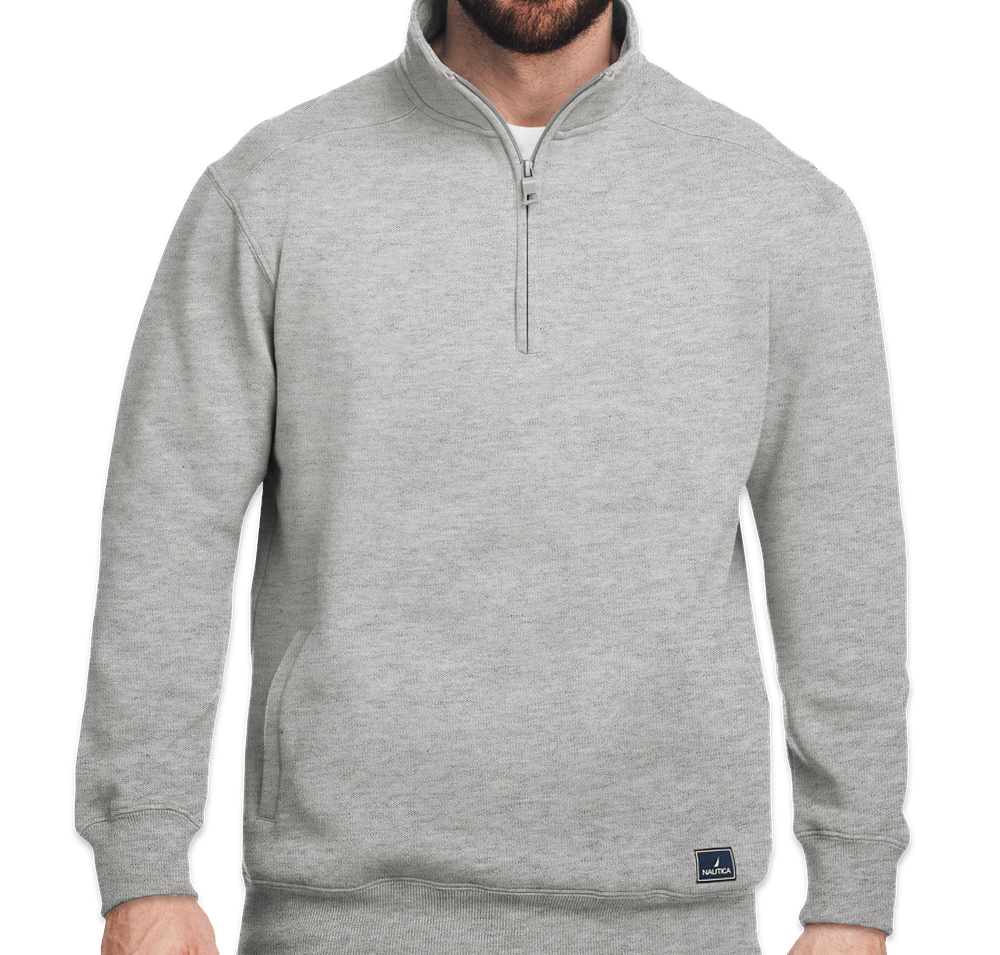 Nautica Anchor Quarter Zip Sweatshirt-default