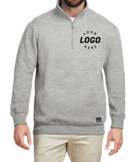 Nautica Anchor Quarter Zip Sweatshirt - Color: Oxford