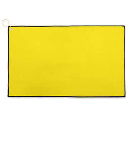 Full Color Epicolor Microfiber Waffle Golf Towel - Color: Yellow