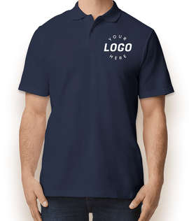 Gildan Softstyle Pique Polo - Color: Navy