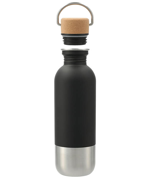 27 oz. Lagom Stainless Steel Water Bottle with Cork Lid