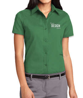 Port Authority Women's Short Sleeve Easy Care Shirt - Color: Court Green