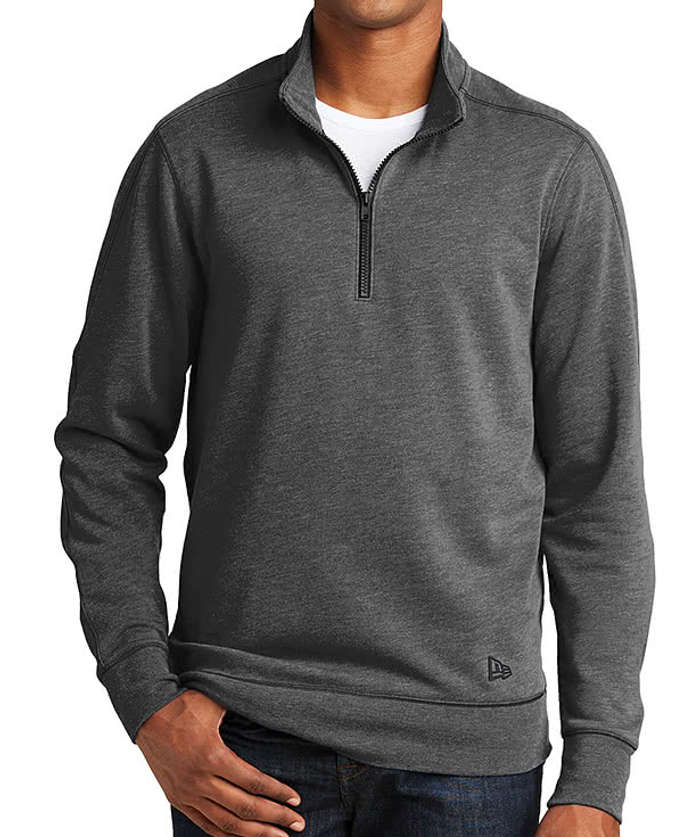 New Era Tri-Blend Quarter Zip Pullover
