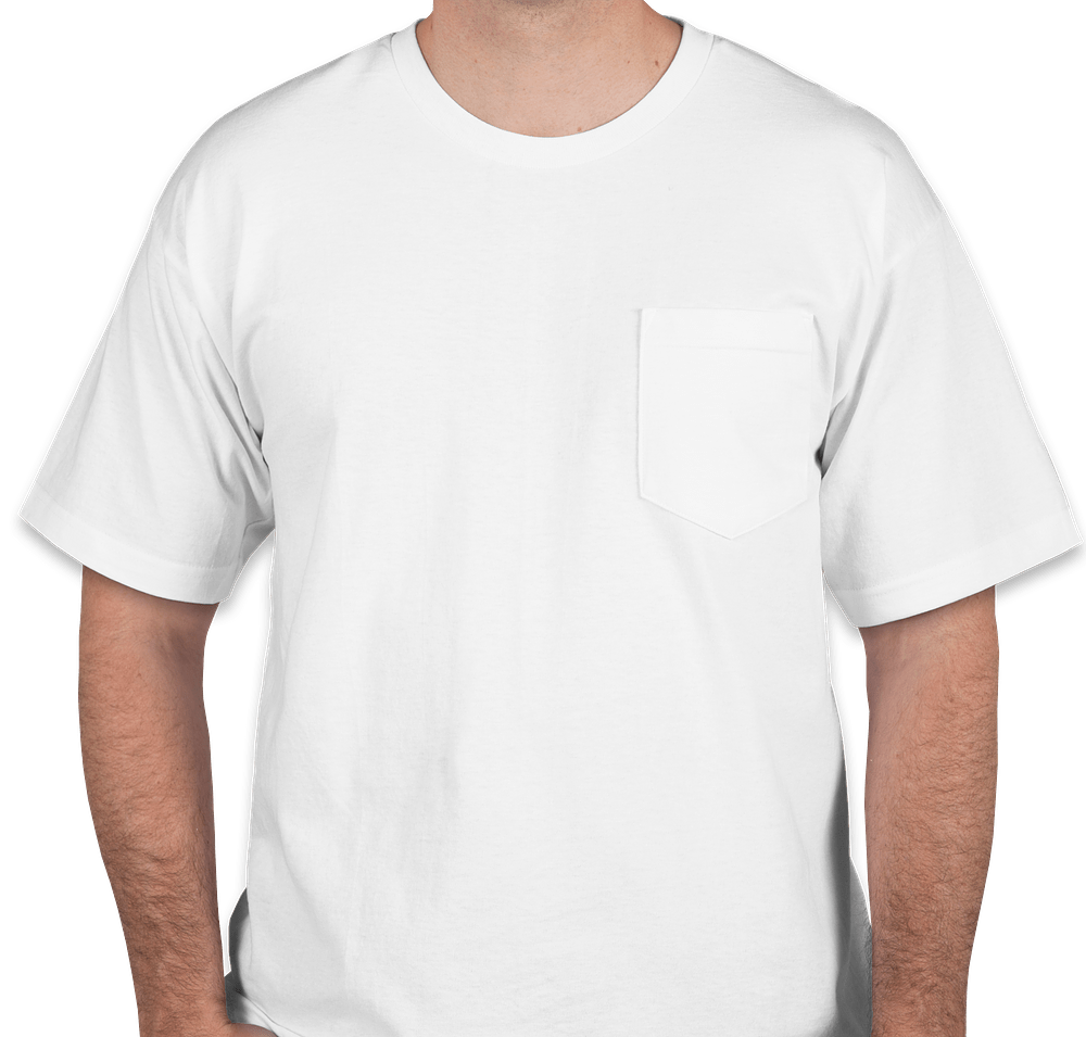 Bayside USA-Made 100% Cotton Pocket T-shirt-default