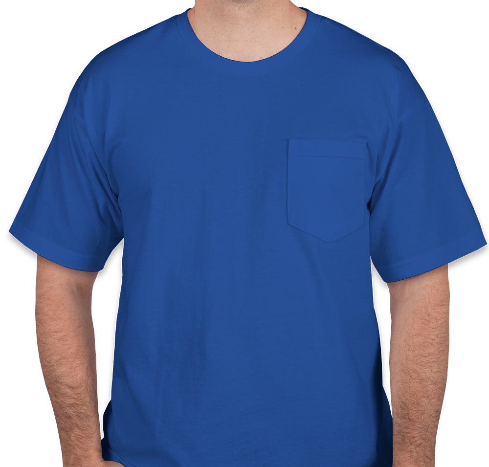 Bayside USA-Made 100% Cotton Pocket T-shirt-default