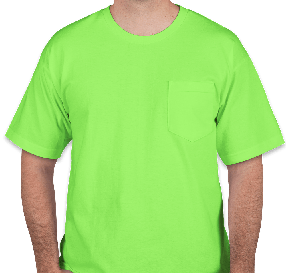 Bayside USA-Made 100% Cotton Pocket T-shirt-default