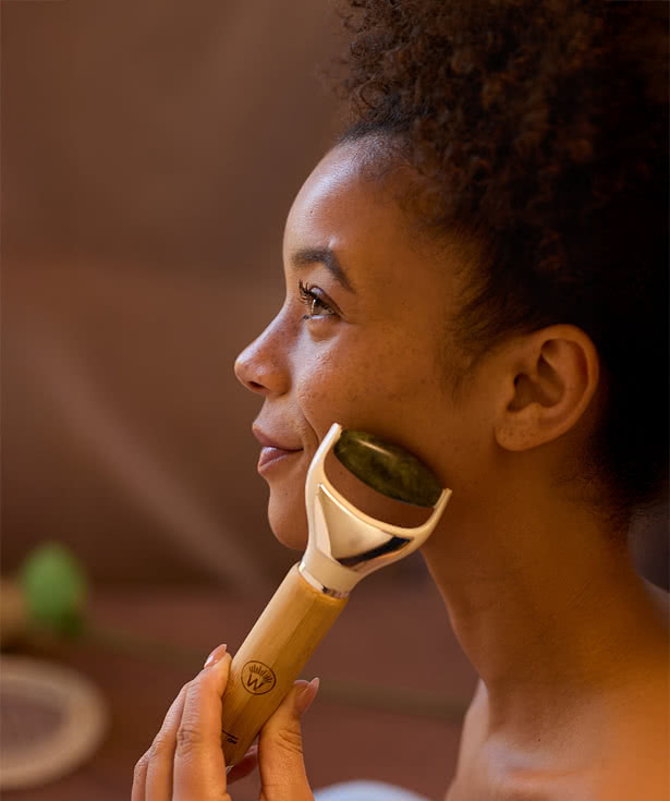 Wellable Bamboo 3-in-1 Face and Body Roller Set