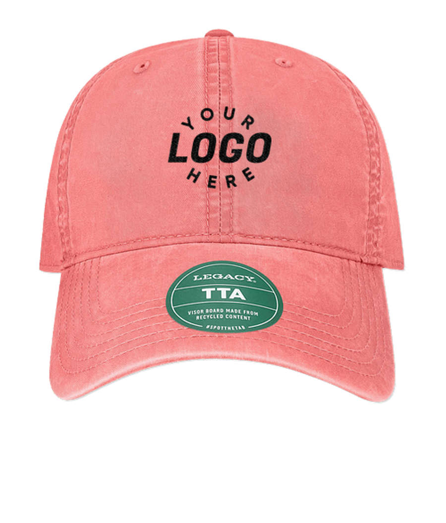 Legacy Terra Twill Six Panel Baseball Hat in Nantucket Red