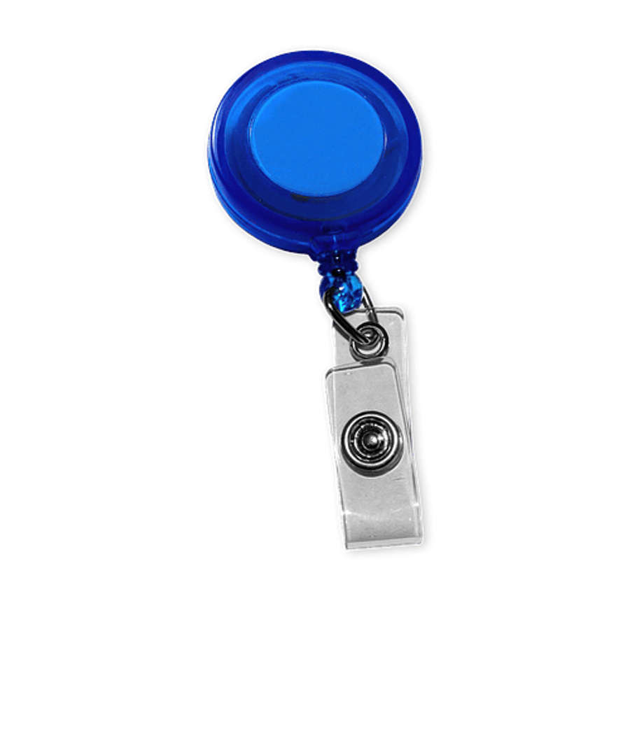 Perfect Value Badge Holder in Translucent Blue