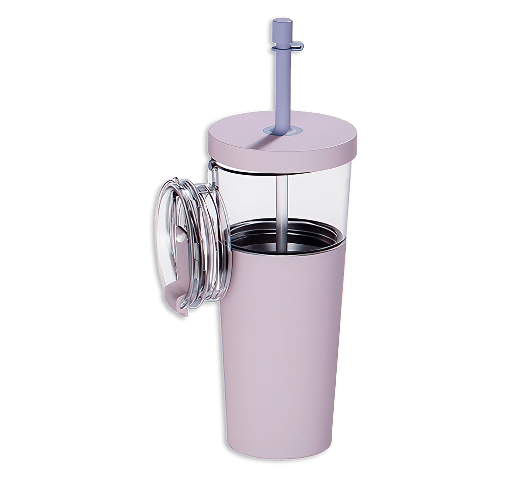 Asobu 28 oz. Marina 2-in-1 Tumbler with 17 oz. Mug and Straw-default