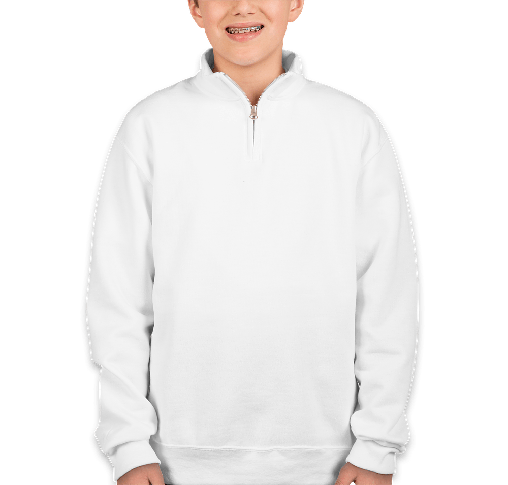 Jerzees Youth Nublend Quarter Zip Sweatshirt-default