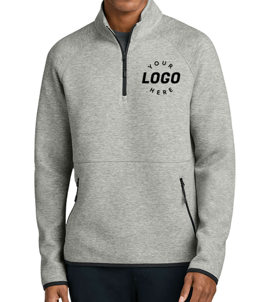 Sport-Tek Phenom Midweight Quarter Zip Sweatshirt in Athletic Heather