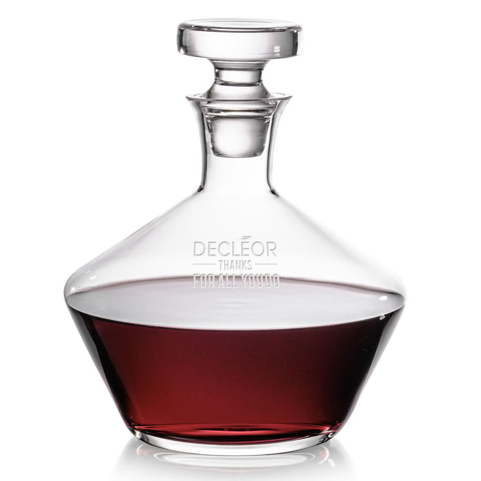Laser Etched 40 oz. Tucson Decanter with Lid