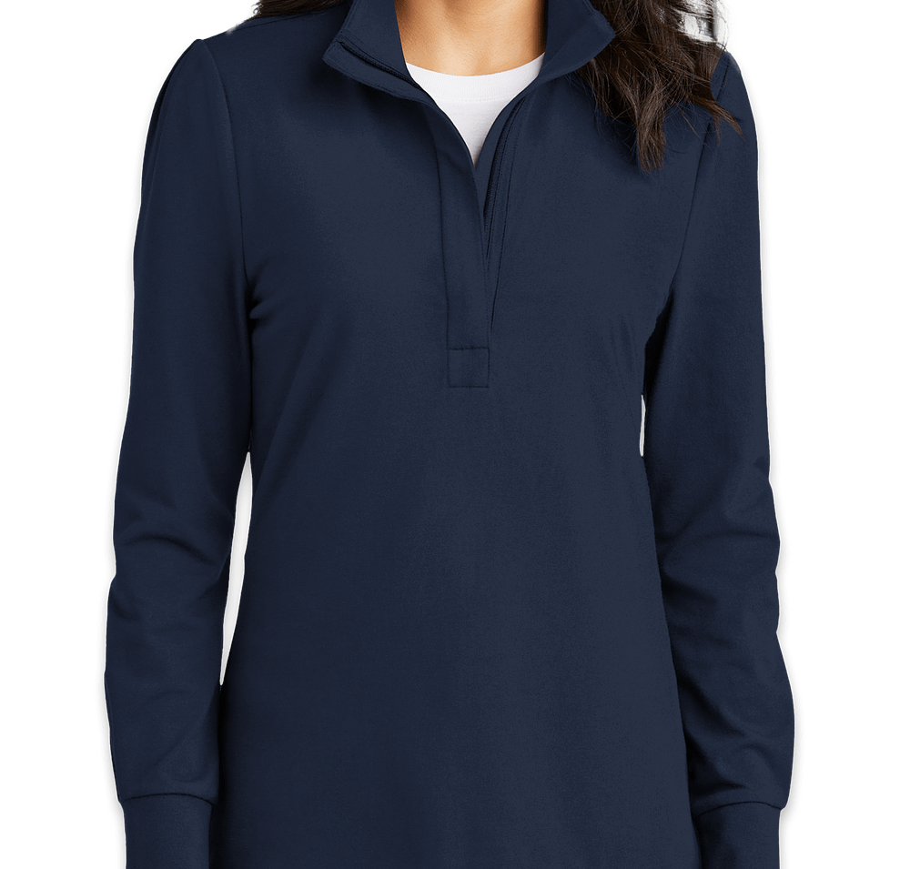 Port Authority Women's Fairway Stretch Quarter Zip Sweatshirt-default