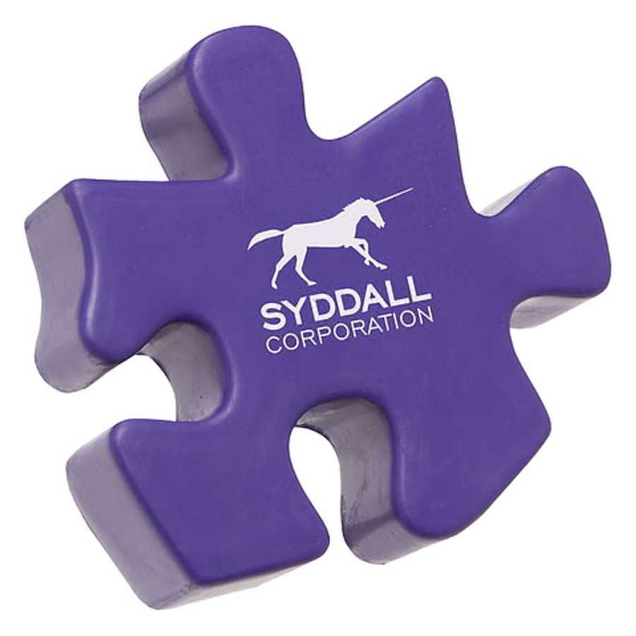 Puzzle Piece Stress Reliever in Blue